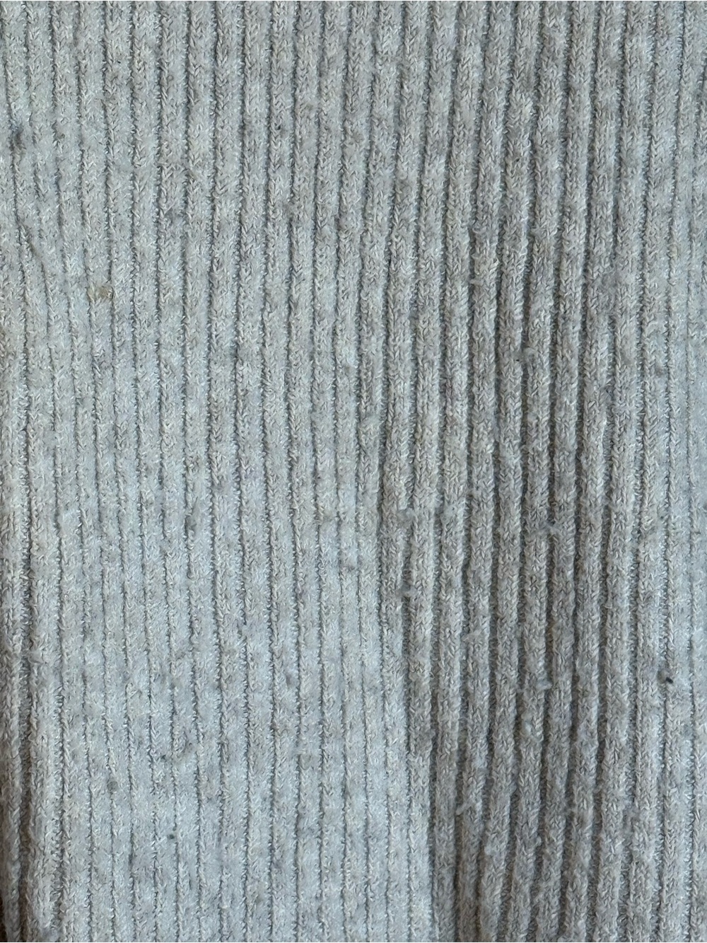 margot Neutral Cream Ribbed Crew Sweater - Picture 5 of 14